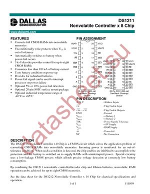 DS1211SN+ datasheet  